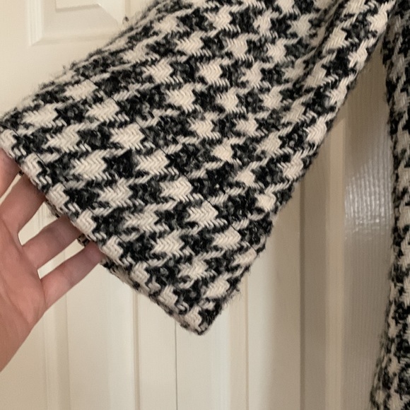 Epic Miss Sixty houndstooth coat with large silver tone buttons size XL - Picture 4 of 10